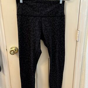 Black Leopard Lululemon Leggings